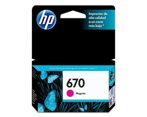 HP 670 Ink Cartridges Magenta
