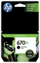 HP 670XL Black Ink Cartridge