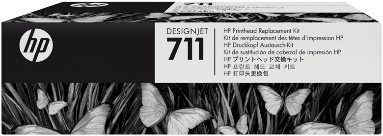 HP 711 - Black, yellow, cyan, magenta - printhead