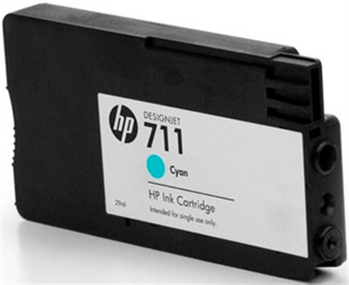 HP 711 Ink Cartridges - Cyan - Ink View