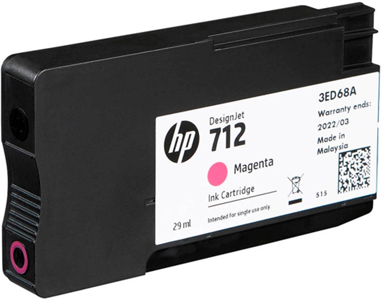 HP 712 Ink Cartridges - Only Ink View