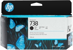 HP 738 - Cartucho de Tinta Negra, 1 Paquete (130ml)