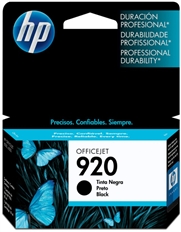 HP 920 - Black Ink Cartridge, 1 Pack