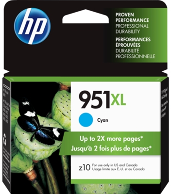 HP 951XL Cyan Ink Cartridge