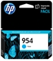 HP 954 Cyan Ink Cartridge