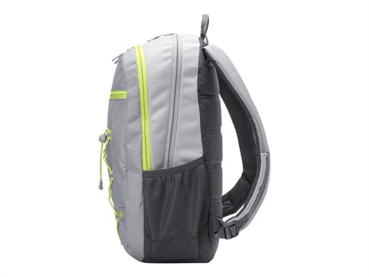 HP Active Backpack Gray Green Side View