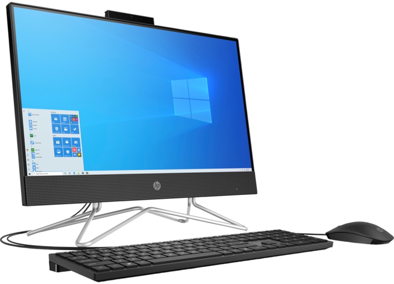 HP All-in-One 22-df0518la - Left Isometric All in One View