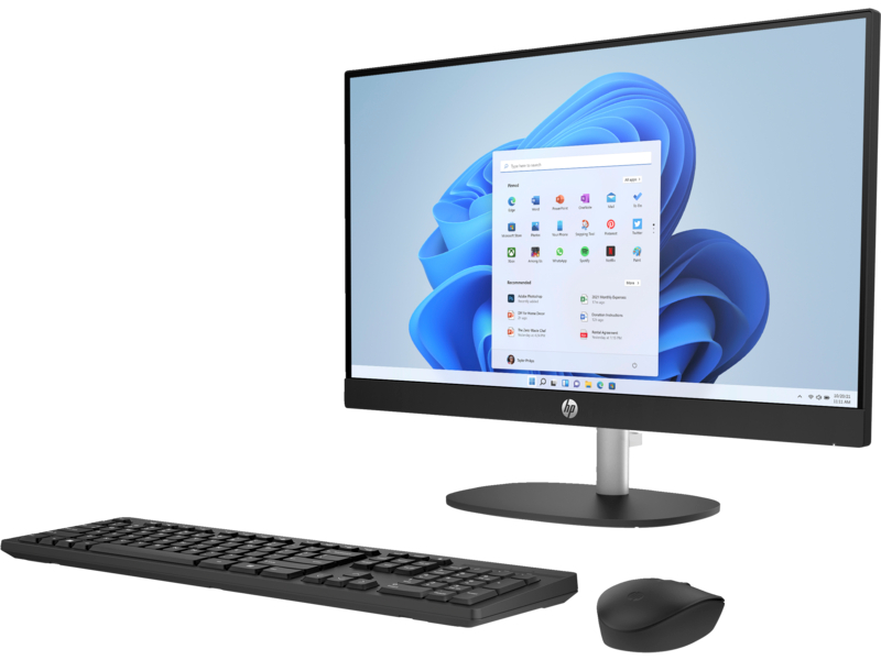 HP All-in-One PC 24-cr0401ng - AMD Ryzen 5, 8GB RAM, 512GB SSD