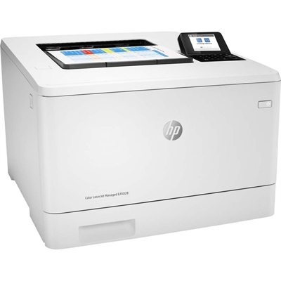 HP Color LaserJet Managed E45028dn 3qa35aakv side view
