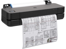 HP DesignJet T250 - Large Format Inkjet Printer, 24", Wireless, Color, Black