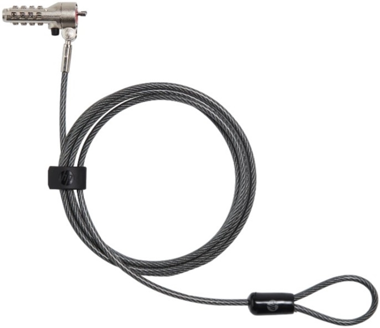 HP Essential Nano Combination Cable Lock - 63B31AA - front view