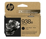 HP EvoMore 938e - Cartucho de Tinta Negra, 1 Paquete