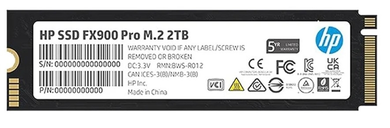 HP FX900 Pro - Solid State Drive 2TB front view