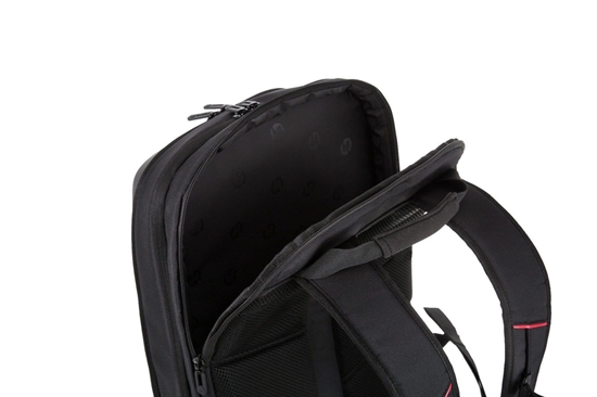 HP Hard Case Backpack Open Backpack View