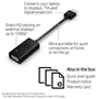 P HDMI to VGA Adapter - H4F02AA - overview