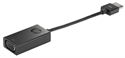HP HDMI to VGA Adapter - H4F02AA - left side view