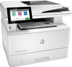 HP LaserJet Enterprise MFP M430f - Laser Printer, Wireless, Black and White, White