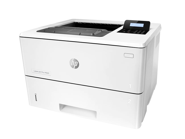 HP LaserJet Pro M501dn Impresora Láser Vista Isométrica 2