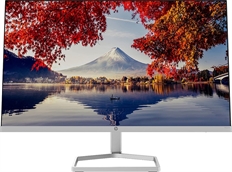HP M24f - Monitor, 23.8", FHD 1920 x 1080p, IPS LED, 16:9, 75Hz Refresh Rate, HDMI, VGA, Black and Silver