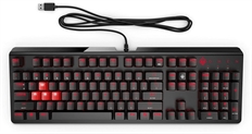 HP OMEN 1100 - Teclado Gaming, Mecánico, Cable, USB, LED