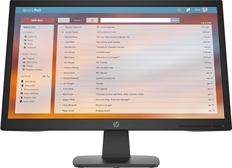 HP P22v G4  - Monitor, 21.5", FHD 1920 x 1080p, TN LED, 16:9, Tiempo de Refresco 60Hz, HDMI, VGA, Negro