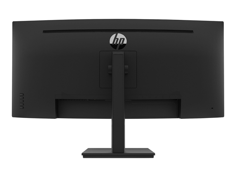 HP P34HC Curved Monitor Back Side View