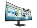 HP P34HC Curved Monitor Left Angle View