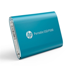 HP P500 - External Hard Drive, 1TB, Blue, SSD, USB 3.2 Gen 1