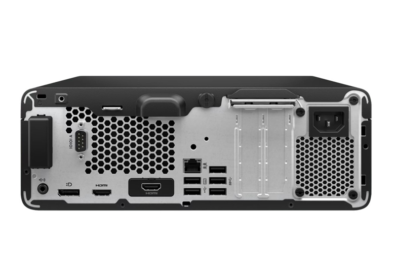 HP-Pro-400-SFF-G9-High-Performance-Desktop-Intel-Core-i7-Black-Back View