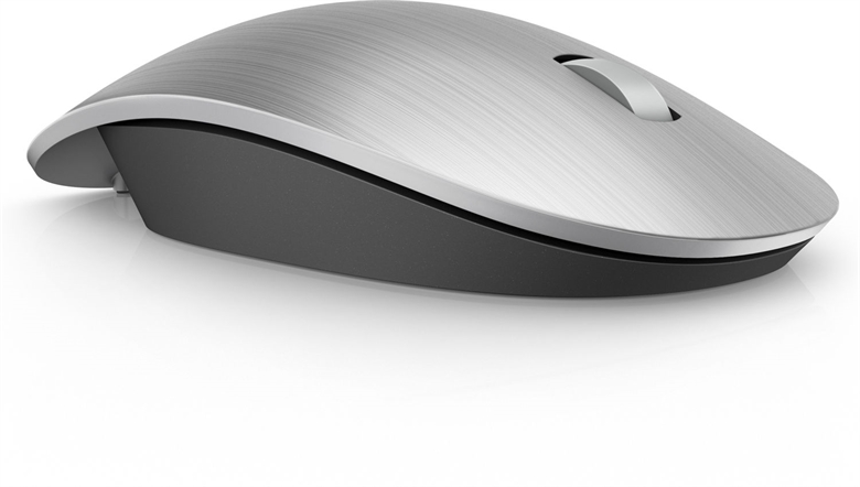 HP Spectre Wireless Silver Mouse Isometric View