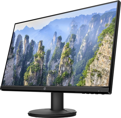 HP V24i Full HD 60Hz 24inch Monitor Front Angled View 1