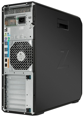 HP Workstation Z6 G4 Intel Xeon Silver-4214 NVIDIA Quadro P1000 16 GB RAM SSD 256 GB Back Side