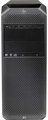 HP Workstation Z6 G4 Intel Xeon Silver-4214 NVIDIA Quadro P1000 16 GB RAM SSD 256 GB Front View