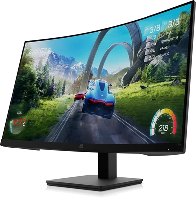 HP X32c Gaming Monitor isometric right side
