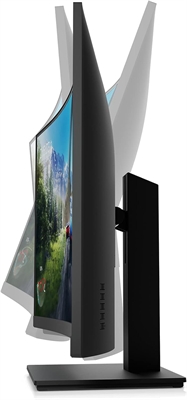HP X32c Gaming Monitor right side swivel