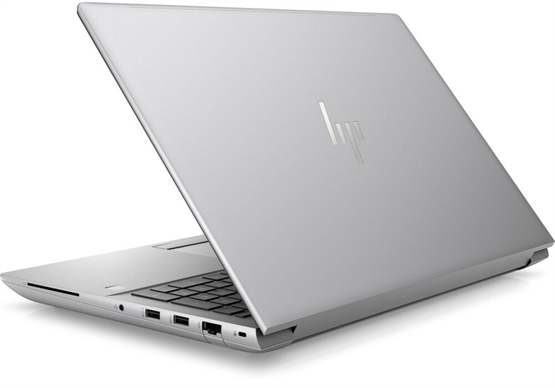 HP Zbook Fury 16 G10 isometric right and back view