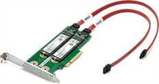 HPE 878783-B21 - PCIe Adapter, Storage Adapter, M.2 SATA, 6Gbs, HHHL