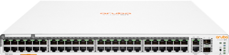 HPE Aruba Instant On 1960 48G 40p Class4 8p Class6 PoE 2XGT 2SFP+ 600W Switch Front view