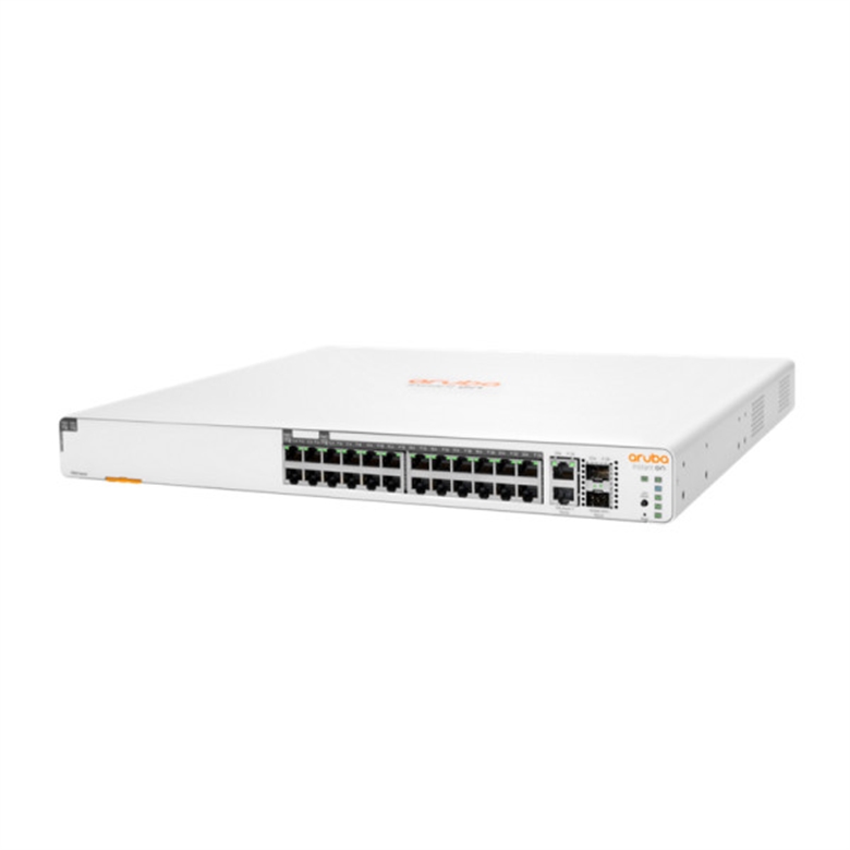 HPE Aruba Instant On 1960 Switch JL807A 24 Ports 128 Gbps side view