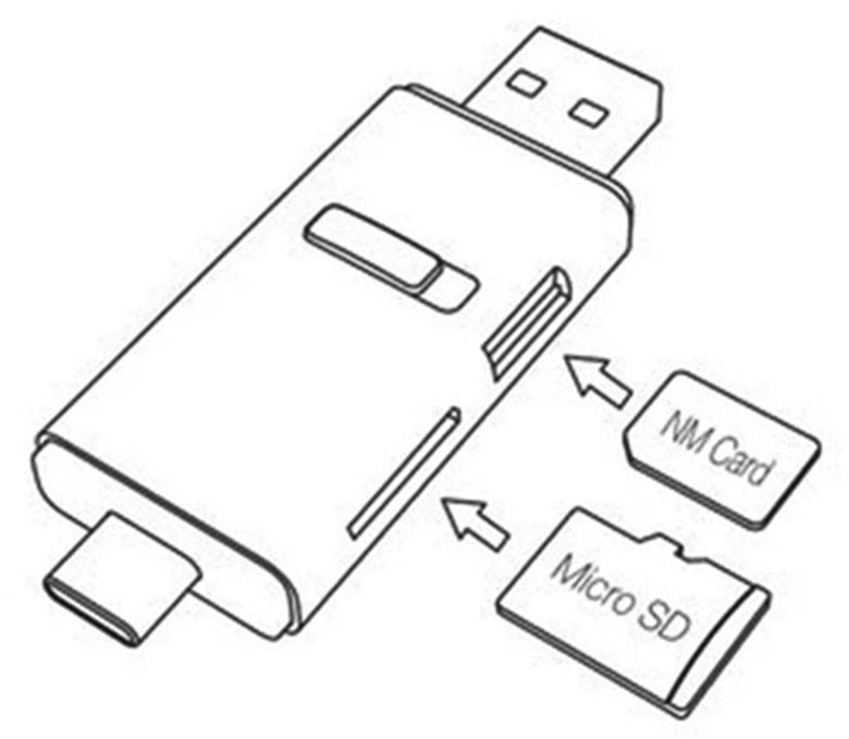 Huawei 04071769 SD Memory Reader Slots