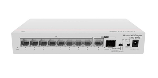 Huawei-eKitEngine-S110-8P2ST-Switch-No-Administrable-Empresarial-Vista Posterior