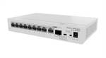 Huawei S110-8P2ST  - Switch No Administrable Empresarial, 8 Puertos Gigabit Ethernet PoE+ Integrados, Presupuesto PoE de 124W, 1 Puerto SFP y 1 Puerto de Enlace Ascendente RJ45