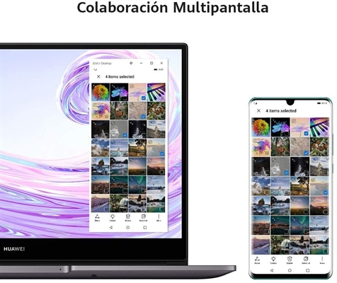 Huawei Matebook D14 Pantalla Multiple Colaboracion