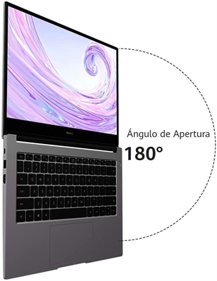 Huawei Matebook D14 Angulo Apertura