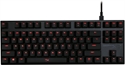 HyperX Alloy FPS Pro Red Switches Mechanical Keyboard Front RGB On View