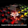 HyperX Alloy Origins Teclado Gaming Compacto Switches Rojos