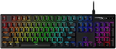 HyperX Alloy Origins - Teclado Gaming, Mecánico, Switch Lineal Rojo, Cableado, USB-A, RGB, Español, Negro