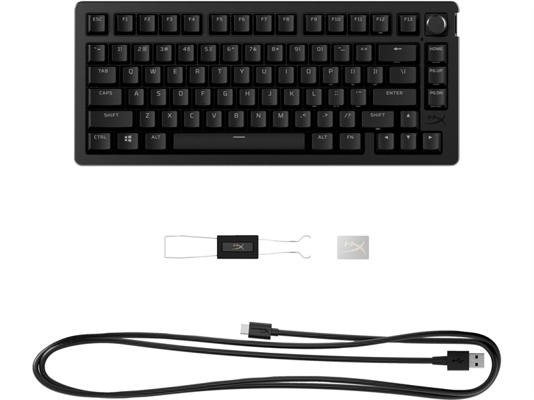 HyperX - Alloy Rise GKBD 75 LTNA - Keyboard Frontal HyperX 1