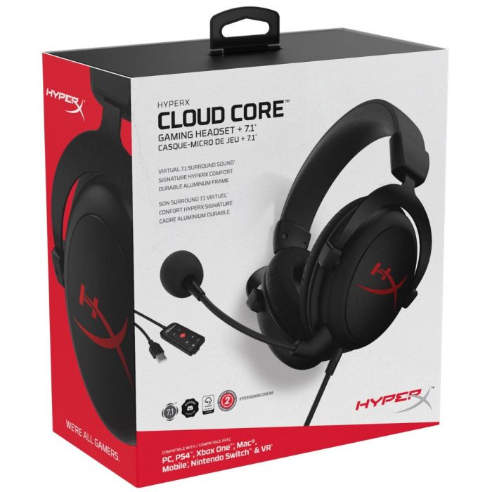 HyperX Cloud Core 7.1 in Panama | Pana Compu