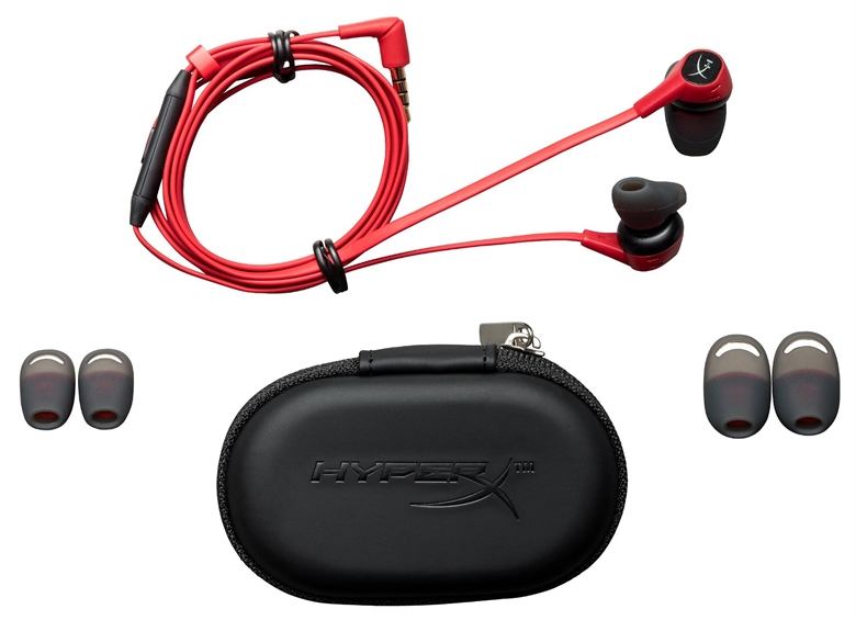 HyperX Cloud Earbuds Package Contents